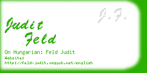 judit feld business card